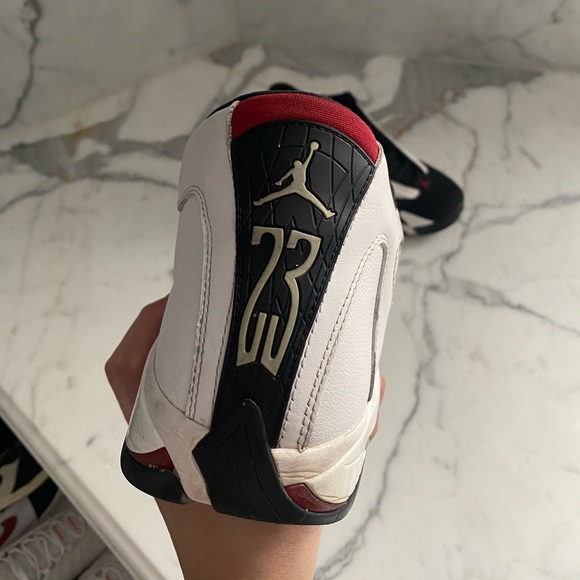 Jordan 14 Black Toe Size 10 - Picture 2 of 5